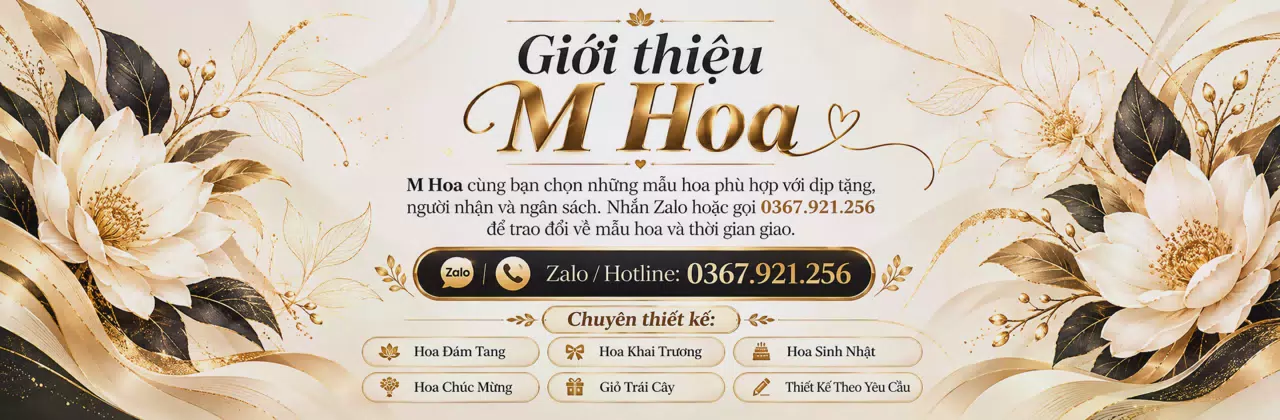 Ảnh bìa Shop hoa tươi Xã Nhu Gia Cần Thơ - Một món hoa, nhiều điều muốn nói